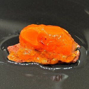 Mexican Fire Opal Color Filled Display Gemstone For Sculpting/Showcasing